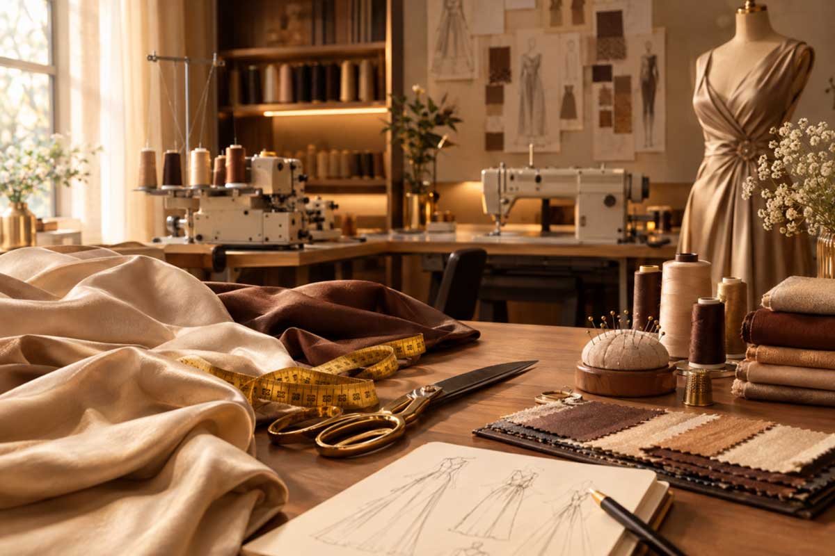 فضای خیاطی و هنر دوخت گلدیشا